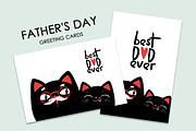 Father`s day greeting card, an Animal Illustration by Marysha Art (Thumbnail 1 of 4)