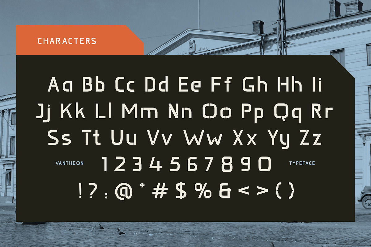 Vantheon Sans Serif Font, a Sans Serif Font by Vadovastd (Photo 2 of 7)