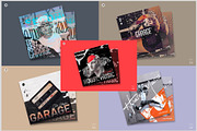 Garage Grunge Album Covers Bundle, a Social Media Template by pixelsao (Thumbnail 2 of 3)