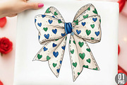 Valentine's Day Coquette Bow PNG, an Illustration by Designking (Thumbnail 1 of 6)