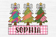 Personalized Christmas Tree png,, an Object Illustration by Libby Wishes (Thumbnail 1 of 3)