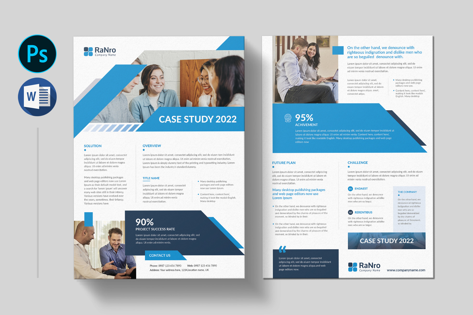 Case Study Flyer | MS Word