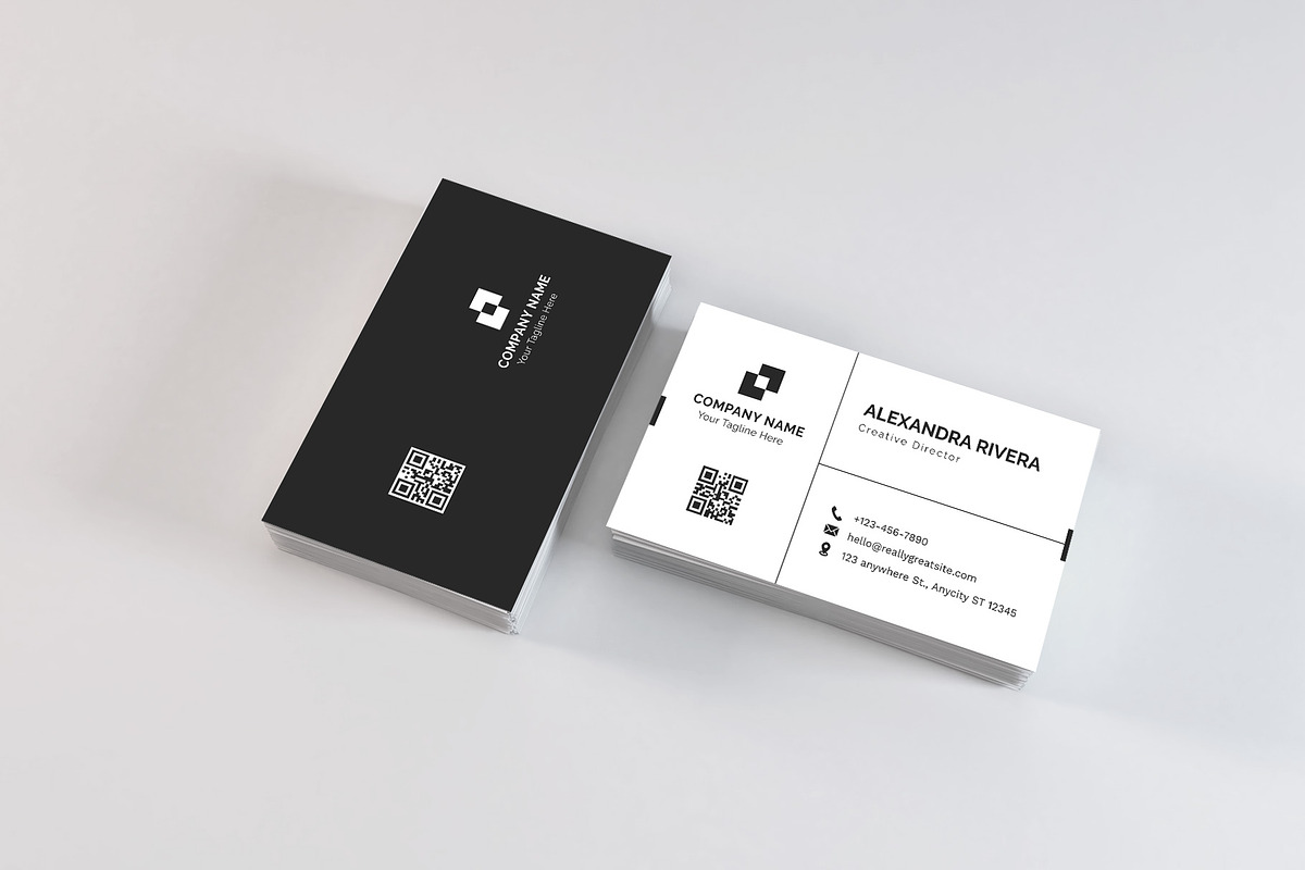 Modern Minimalist Business Card, a Business Card Template by Artnivora.Std