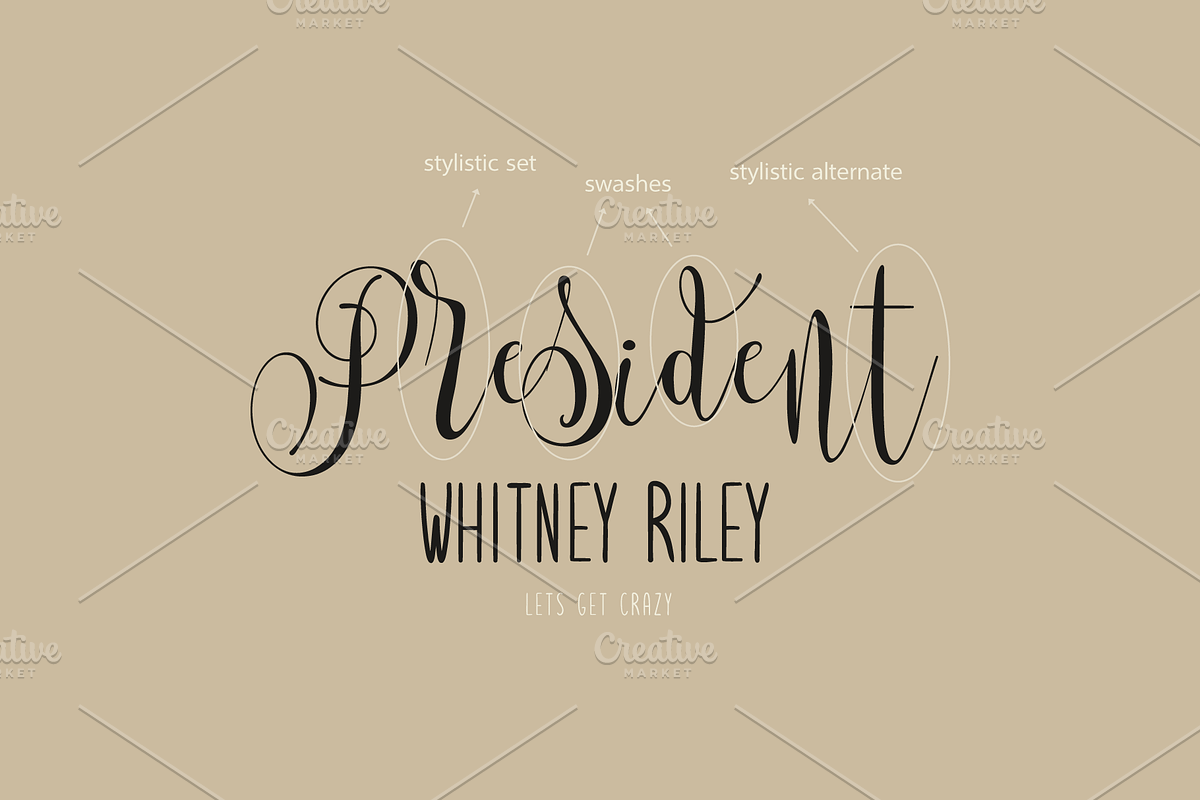 Lets get crazy font duo preview 5