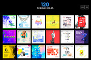Social Media Template Bundle Sale, a Social Media Template by Amber Graphics (Thumbnail 3 of 6)