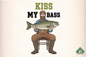 Funny fishing, an Icon by Craft Nest