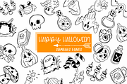 Happy Halloween | Symbols Fonts, a Symbol Font by Sirinart (Thumbnail 2 of 11)