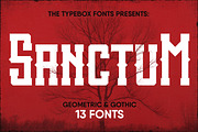 Sanctum Font Pack, a Serif Font by Type Box (Thumbnail 1 of 9)