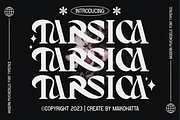 Tarsica - Modern Psychedelic Font, a Serif Font by MaikoHatta (Thumbnail 1 of 9)
