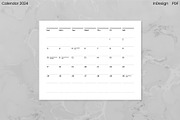 Minimalist Calendar 2024 (InDesign), an Object Graphic by Kessens (Thumbnail 25 of 28)