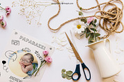 Baby Announcement Card, a Card Template by Cyrah's Collection (Thumbnail 3 of 3)