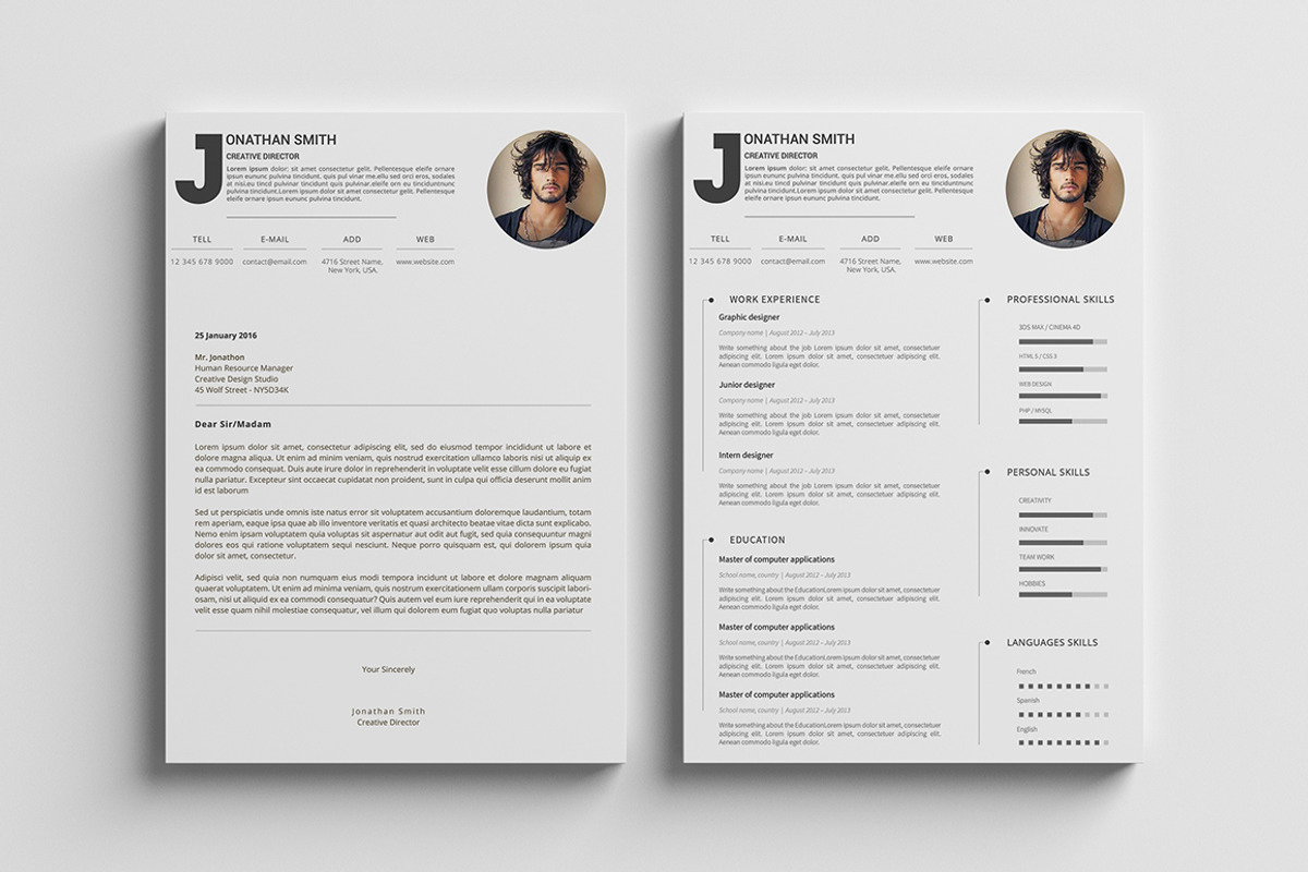 Word Resume, a Resume Template by BixBar (Photo 2 of 2)