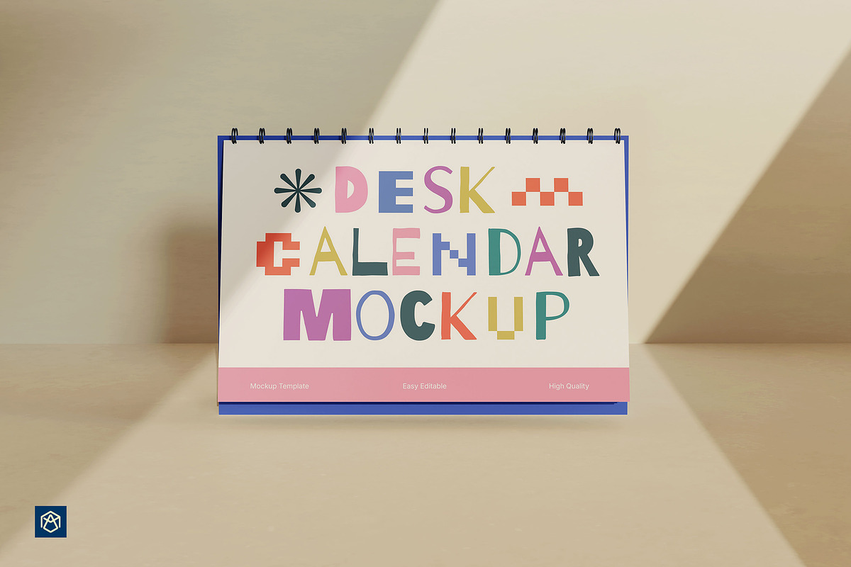 Desk Calendar Mockup, a Product Mockup by Artbox Studio (Photo 1 of 3)