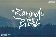 Barinde - Brush Logotype, a Script Font by tebaltipislab (Thumbnail 1 of 7)
