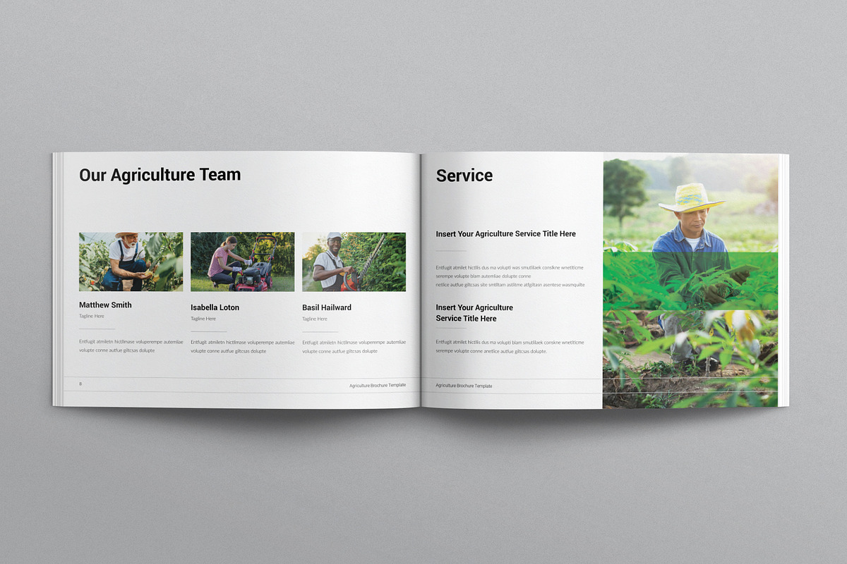 Agriculture Brochure Landscape, a Brochure Template by E-Type (Photo 4 of 7)