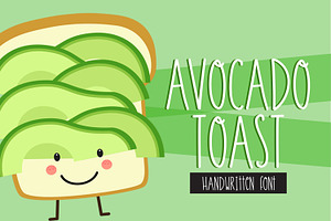 Avocado Toast Handwritten Font