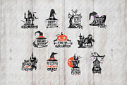 Halloween Quote and Cutting SVG DXF, an Illustration by defarmerdesign (Thumbnail 3 of 5)