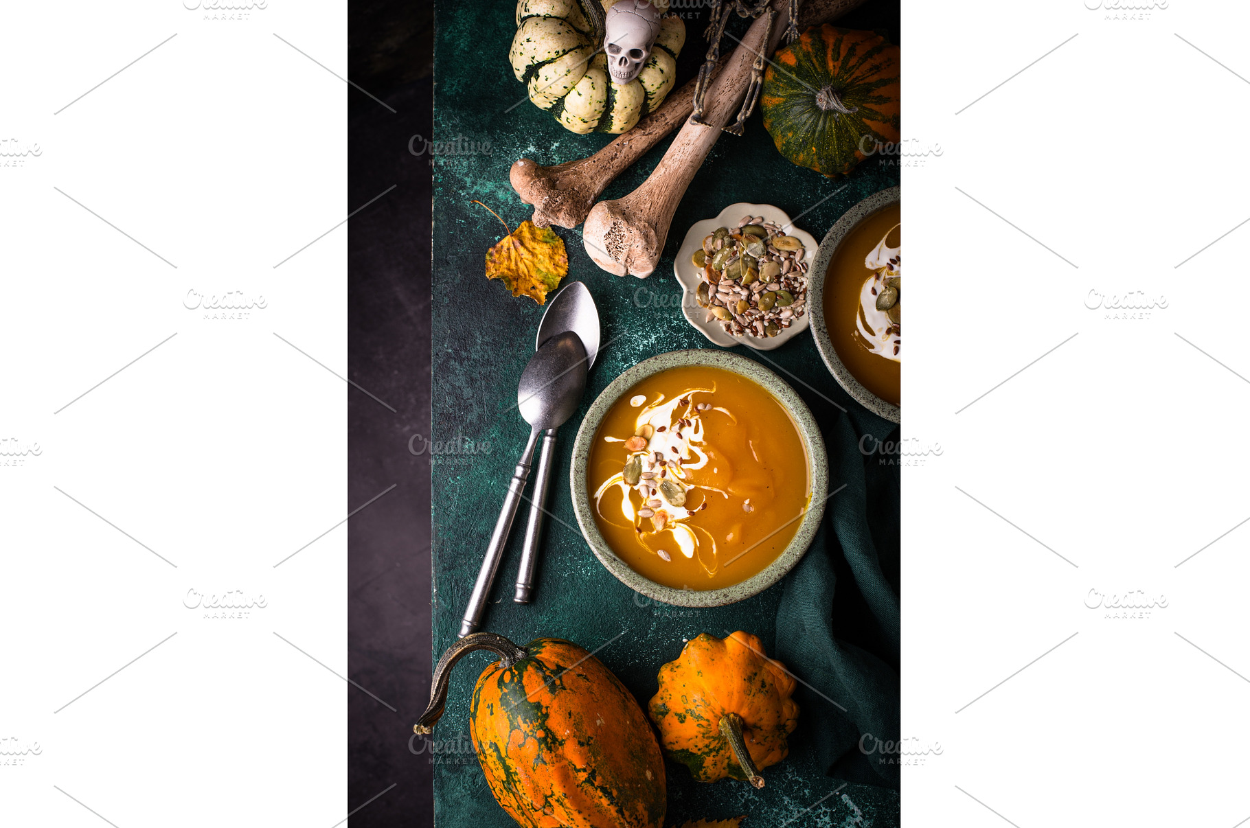 Vegetarian autumn pumpkin cream soup, a Food & Drink Photo by Yulia Furman
