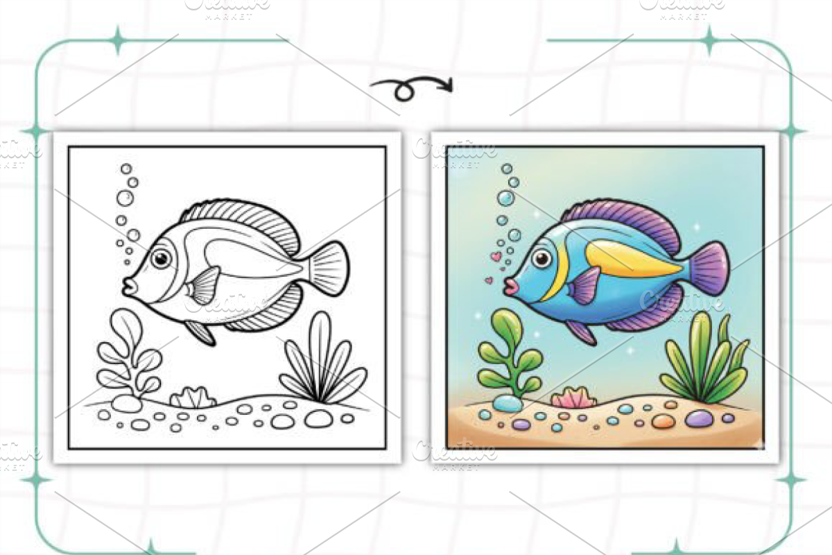 Bold and Easy Comfy Ocean, an Animal Illustration by Ink Gallery (Photo 2 of 9)