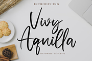 Vivy Aquilla - Handwritten Font, a Script Font by StringLabs (Thumbnail 1 of 10)