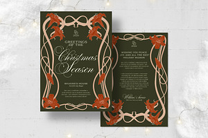 Christmas Invitation Template, an Invitation Template by BrandPacks