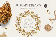 AUTUMN DREAMS watercolor collection, a Seasonal Illustration by long summer (Thumbnail 16 of 18)