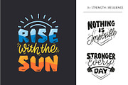 Handwritten Motivational Quote Set, an Object Graphic by Lettering_Logo (Thumbnail 8 of 16)