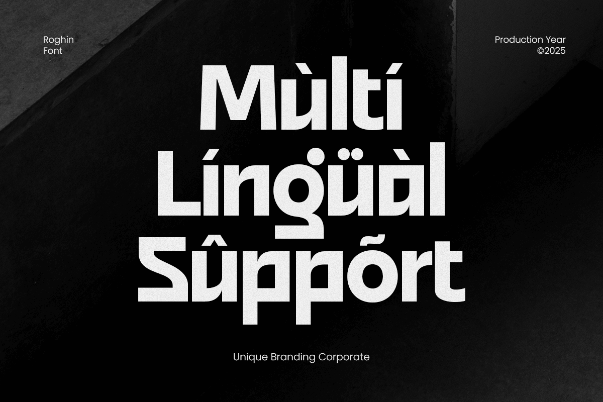 Roghin - Branding Corporate Font, a Sans Serif Font by TokoPress (Photo 13 of 13)