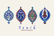 Vector Iznik Collection, a Decorative Illustration by StabuLaRasa illustration (Thumbnail 1 of 7)