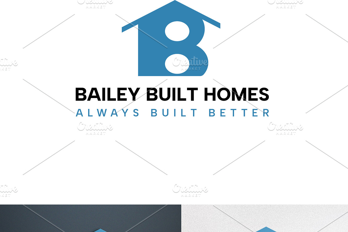 B letter Real Estate Logo design, a Branding & Logo Template by MR.A (Photo 4 of 5)