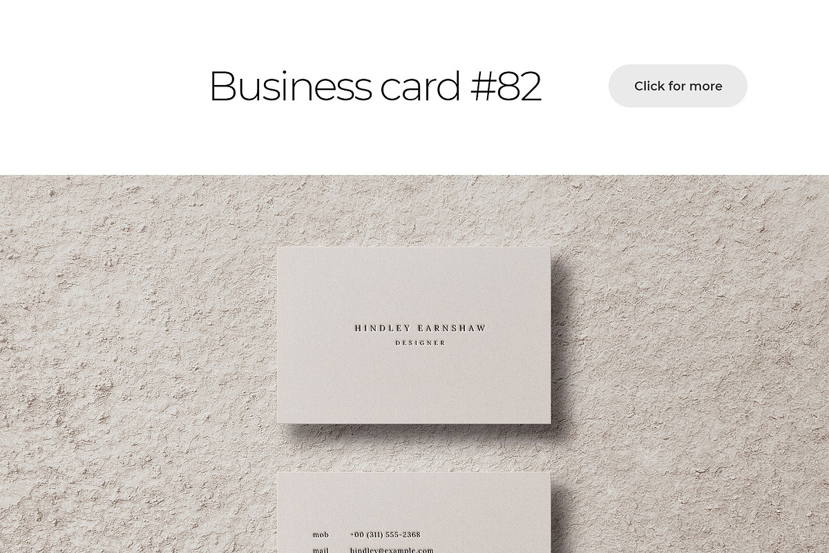 Business Card Mockup Template Bundle, a Business Card Template by PrintPixel (Photo 23 of 104)