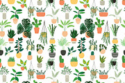 House plants Illustrations & Pattern, a Pattern Graphic by Blue Lela Design (Thumbnail 8 of 9)