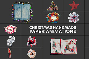 Christmas Paper Animations DaVinci, a Templates & Theme by FlashFXbox