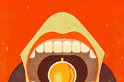 Surreal Mouth, a Healthcare Illustration by StockVerse Creative (Thumbnail 4 of 4)