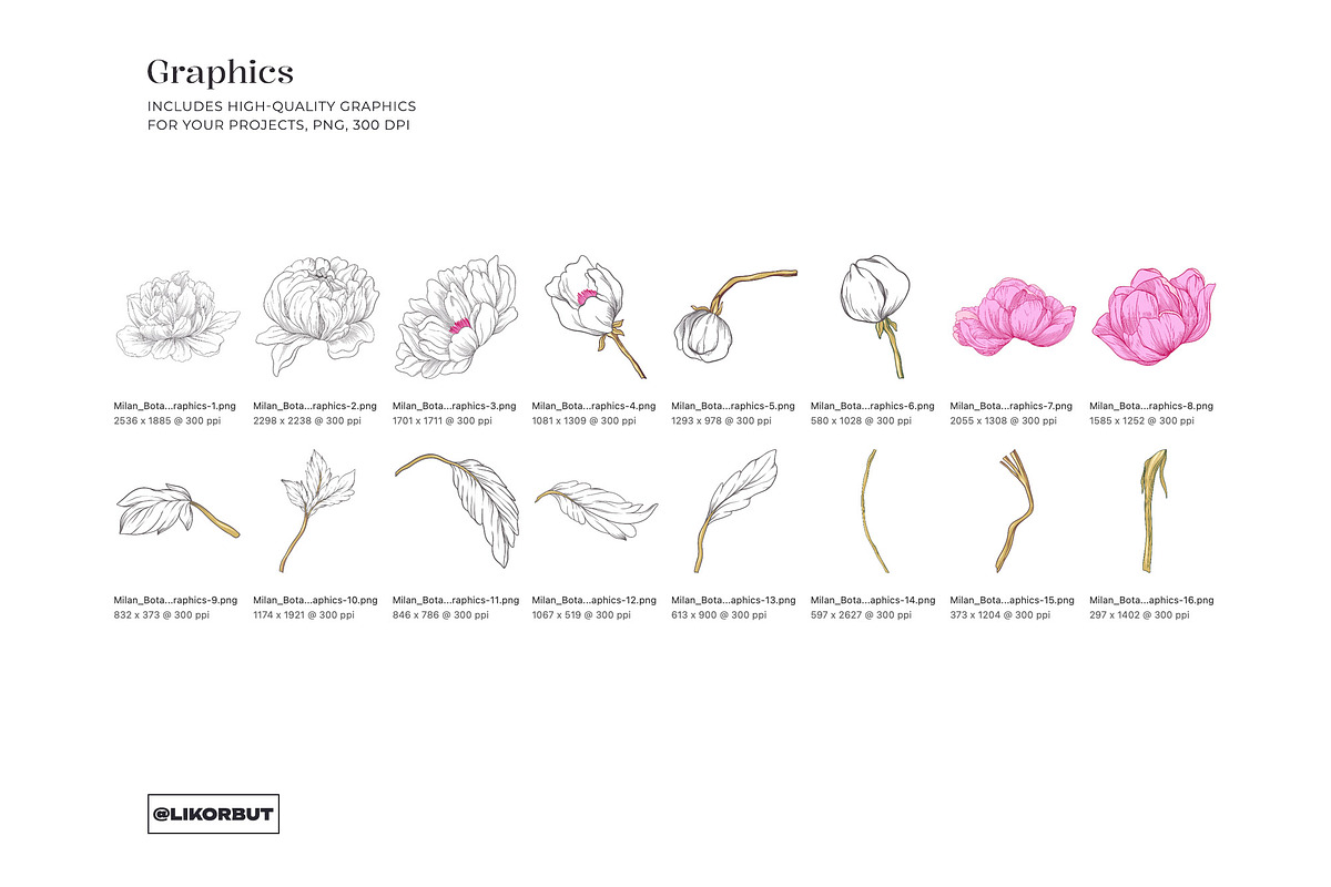 Elegant Bloom Luxury Pattern Design, a Pattern Graphic by likorbut (Photo 7 of 13)