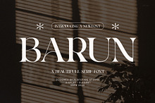 Barun Elegant Serif Font Typeface