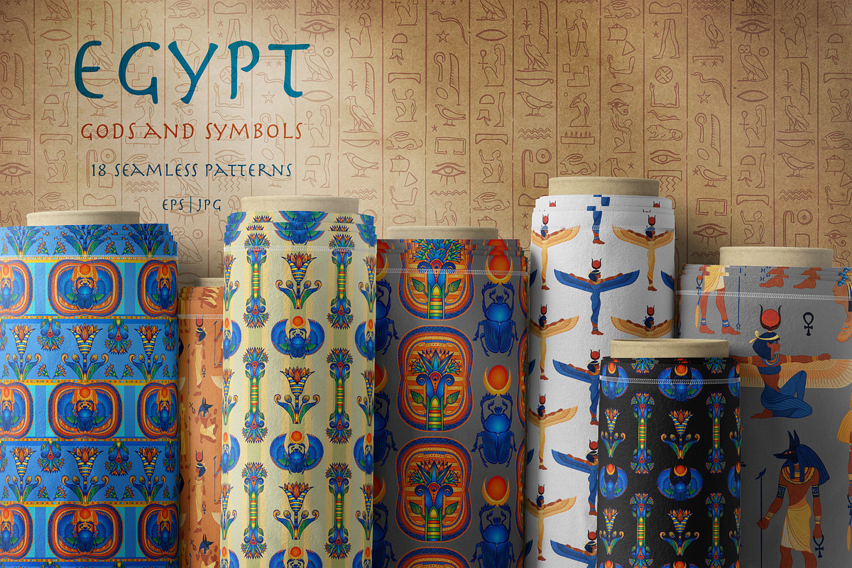EGYPT: Gods & Symbols vector set., an Object Graphic by Varvara Gorbash (Photo 4 of 9)