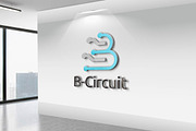 B Letter Circuit Technology Logo, a Branding & Logo Template by jongcreative (Thumbnail 2 of 4)