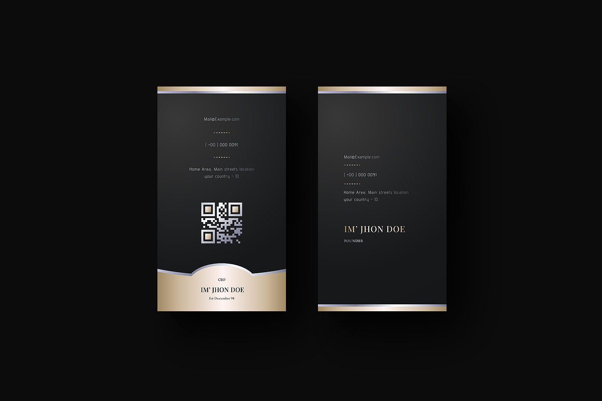 Gilded - Luxury Business Card, a Business Card Template by Ctrl space studio (Photo 3 of 9)