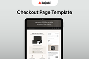 Kajabi Checkout Template, a Landing Page Template by Pixel & Flow (Thumbnail 1 of 8)