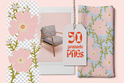 Flower Power Retro Pattern Set, a Pattern Graphic by Emma Make (Thumbnail 3 of 12)