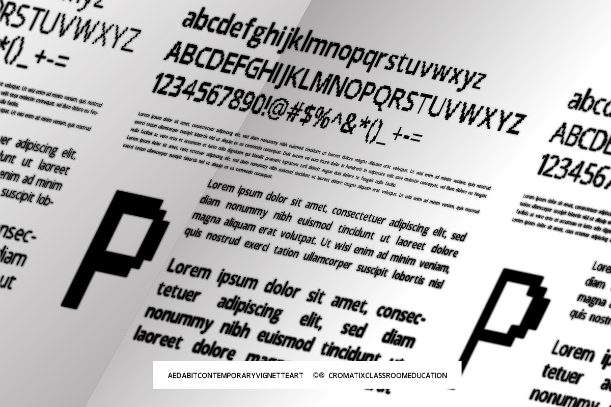 Pixel Sans Font Family MT, 1,3, a Sans Serif Font by cromatixclassroom (Photo 2 of 8)