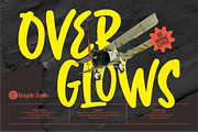 Overglows - Bold Brush Font, a Handwritten Font by Enxyclo Studio (Thumbnail 1 of 14)