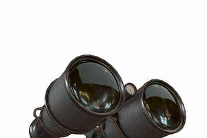 Black Vintage Binocular