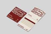 Matchbook Mockup, a Merchandise Mockup by Unerispace (Thumbnail 3 of 3)