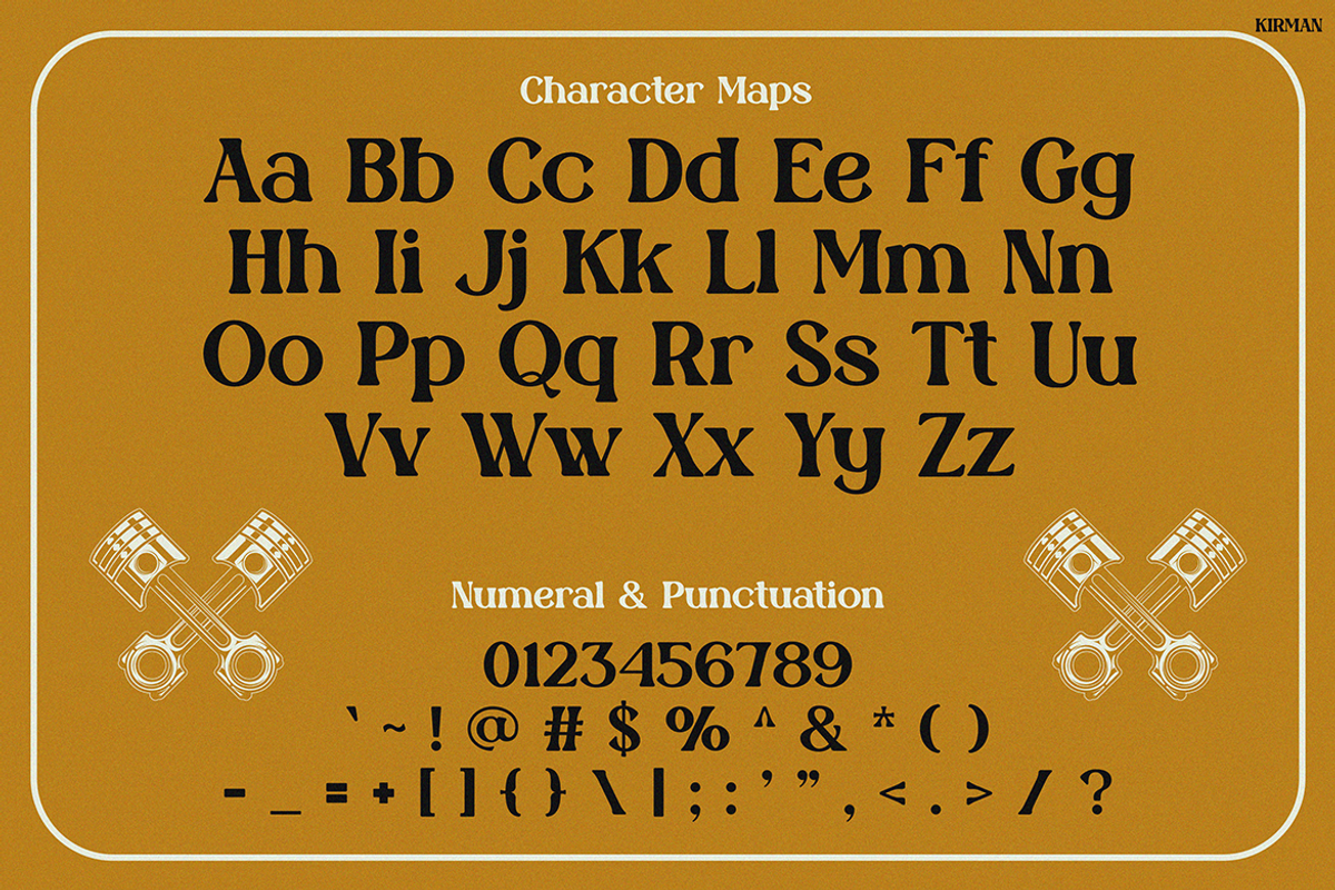 KIRMAN, a Font by Pinisi ART (Photo 2 of 10)