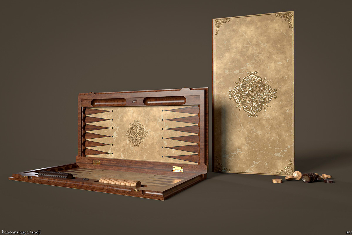 Board games set, an Object 3D Model by Snji | 3D Models (Photo 4 of 30)