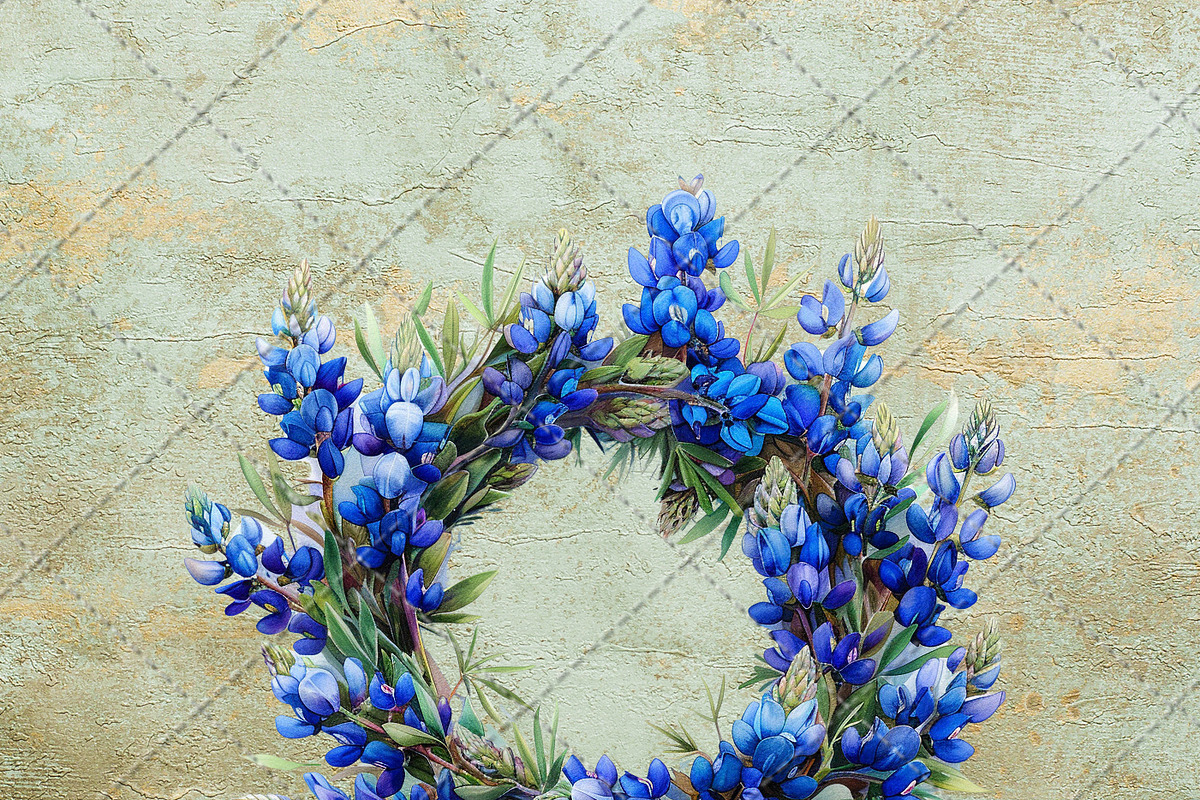 Bluebonnets in Texas Watercolor, an Object Graphic by NeatGrafix (Photo 10 of 10)