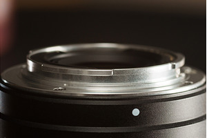 Close-up view of camera lens mount, a Technology Photo by darksoul72