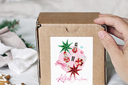 Watercolor Clipart-KITSCH Christmas, a Decorative Illustration by Beigetime (Thumbnail 6 of 15)